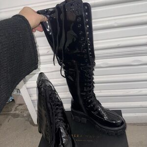 AZALEA WANG-EXCISION KNEE HIGH BOOTS